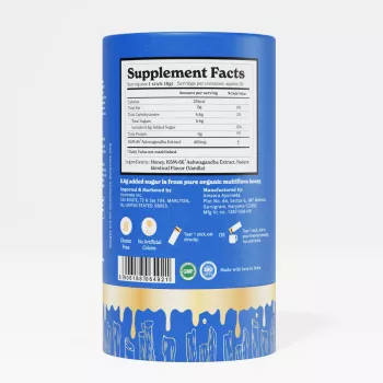 Better Alt Ksm-66 Ashwagandha Honey Sticks, Pliculete De Ashwagandha Si Miere, 30 Pliculete