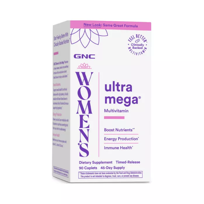 Gnc Women's Ultra Mega Multivitamine Pentru Femei, 90 Tb