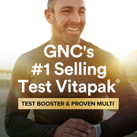 Gnc Mega Men Healthy Testosterone Vitapak Program,  Complex De Suplimente Pentru Sustinerea Testosteronului, 30 Pachetele