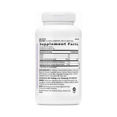 Gnc Women’s Collagen, Supliment Cu Colagen Pentru Piele, Par Si Unghii, 180 Tb
