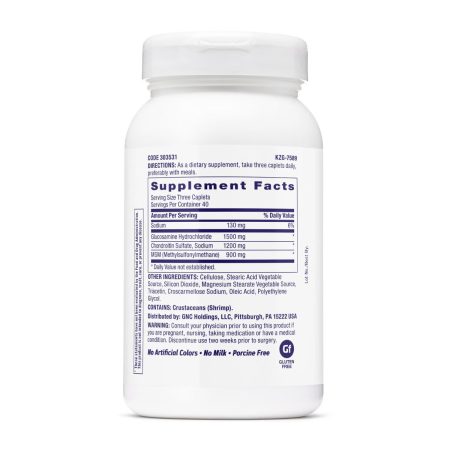 Gnc Triflex, Glucozamina, Msm Si Condroitina Pentru Articulatii Sanatoase, 120 Tb