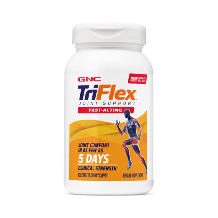Triflex Fast-acting, apresflex studiat clinic, formula premium pentru sanatatea articulatiilor (120 Tb), GNC Live Well