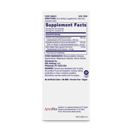 Gnc Triflex Turmeric Formula, 60 Tb