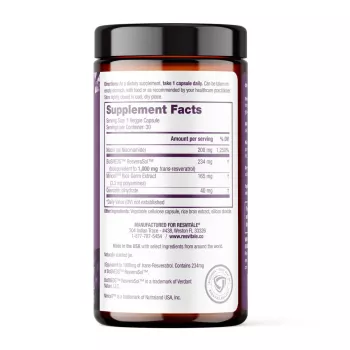 Resvitale Resveratrol + Nad & Miricell Cu Spermidina – Suport Anti-aging, Energie Si Longevitate, 30 Cps