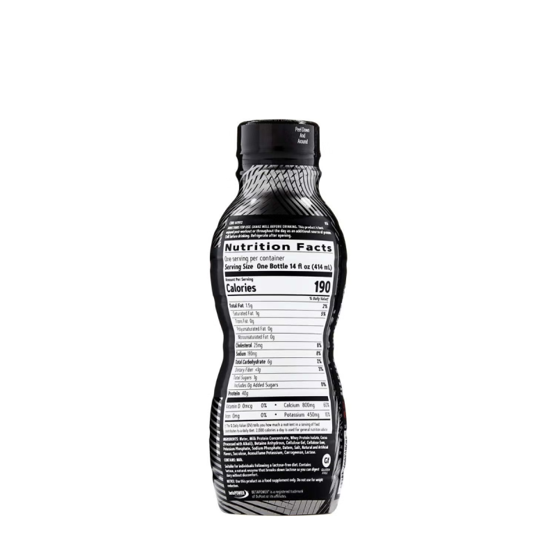 Gnc Amp Wheybolic 40, Shake Proteic Rtd Cu Aroma De Ciocolata, 414 Ml