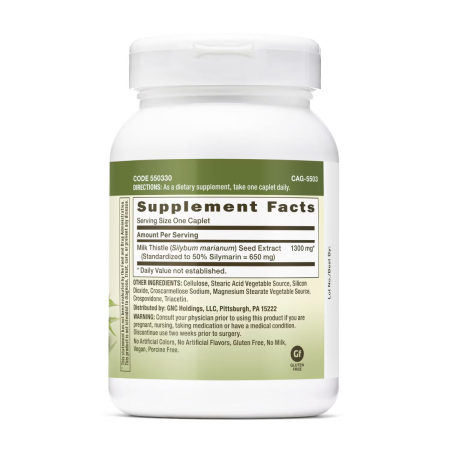Herbal plus extract standardizat de silimarina (60 tb), GNC Live Well