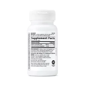 Gnc Vitamin C 500 Mg, Vitamina C, Protectie Antioxidanta Si Suport Zilnic Pentru Imunitate, 90 Tb