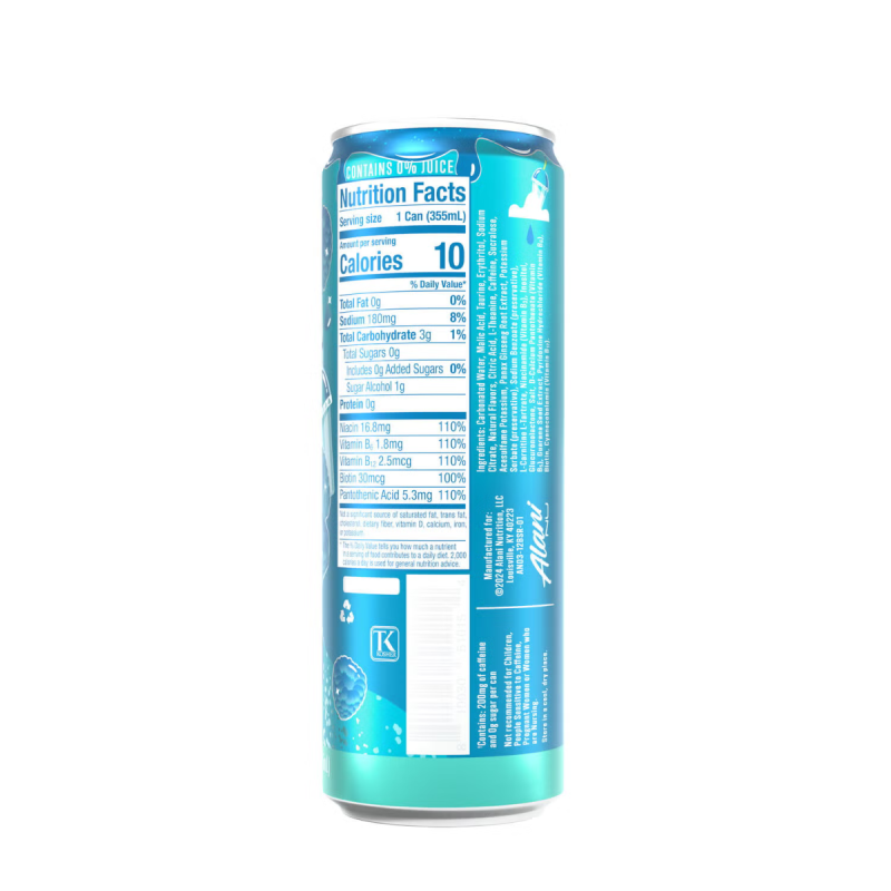 Alani Nu Energy, Energizant Cu Aroma De Blue Slush, 355 Ml