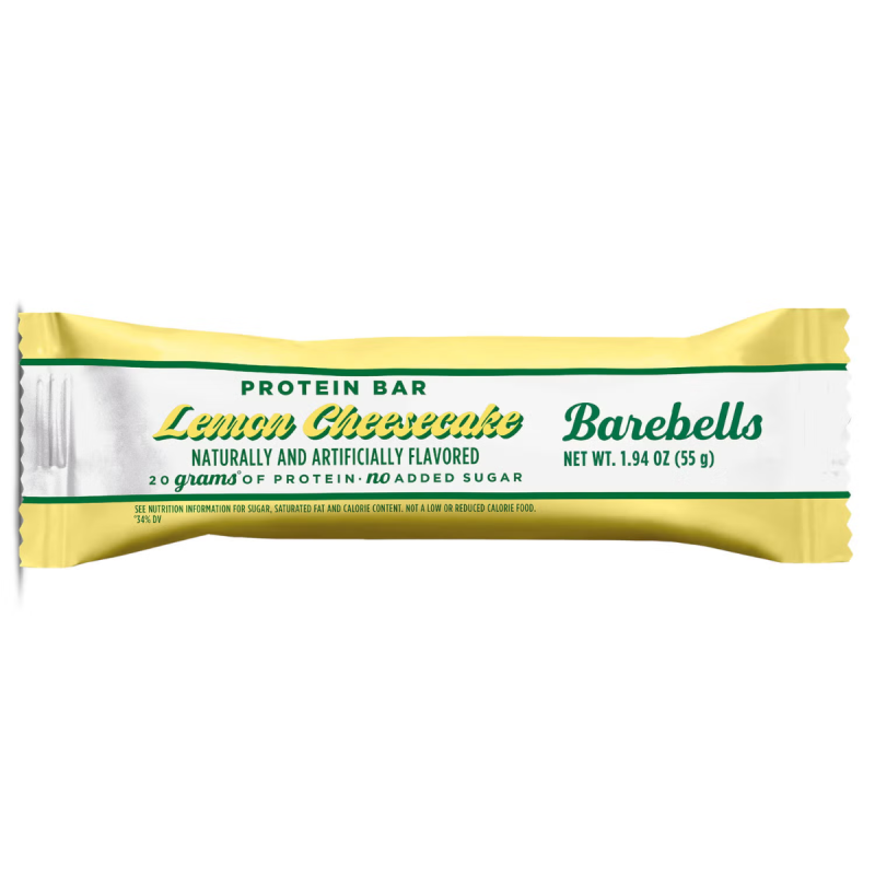 Barebells Protein Bar Lemon Cheesecake, Baton Proteic Cu Aroma De Cheesecake Cu Lamaie , 55g