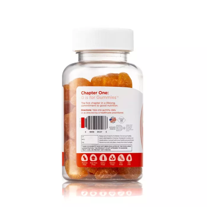 Zahler Chapter One Kids Vitamin C, Kosher Certified, Flavored Gummies, Vitamina C Pentru Copii Sub Forma De Jeleuri Cu Vitamina C, 60 Jeleuri