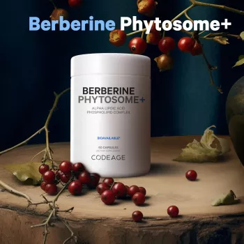 Codeage Berberine Phytosome,formula Pentru Echilibru Glicemic Si Sustinerea Metabolismului Cu Berberina, 60 Cps