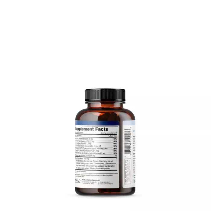 Snap Supplements, Kidney Health, Formula Avansata Pentru Sustinerea Functiei Renale, 60 Cps