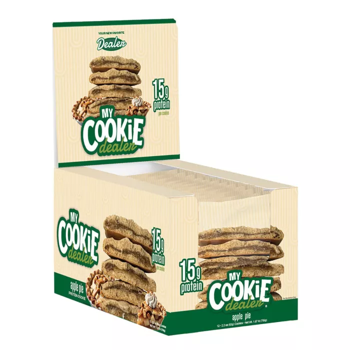 My Cookie Dealer Protein Cookie With Apple Pie Flavour, Biscuit Proteic Cu Aroma De Placinta Cu Mere, 63 G