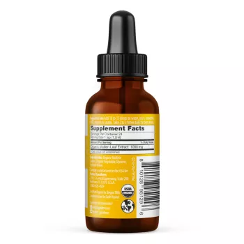 Herbal Goodness Organic Mullein Leaf Liquid Extract, Extract Lichid Organic Din Frunze De Lumanarica, 30 Ml