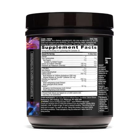 Beyond Raw Lit V2 Pre-workout With Crisp Apple Flavor, Pre-workout Cu Aroma De Mere, 441 G