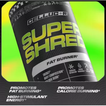 Cellucor Super Shred, Formula Avansata Pentru Arderea Grasimilor, 60 Cps