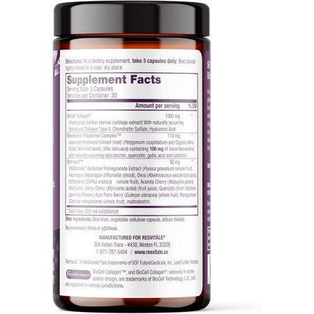 Resvitale Ultra Collagen Enhance, Colagen, 90 Cps