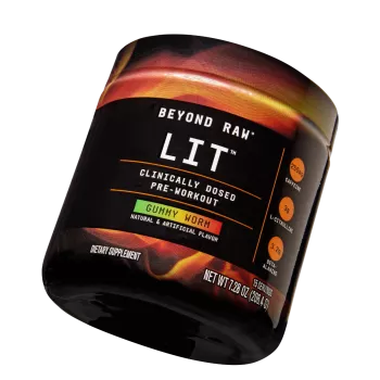 Gnc Beyond Raw Lit Pre Workout Cu Aroma De Gummy Worm, 211 G