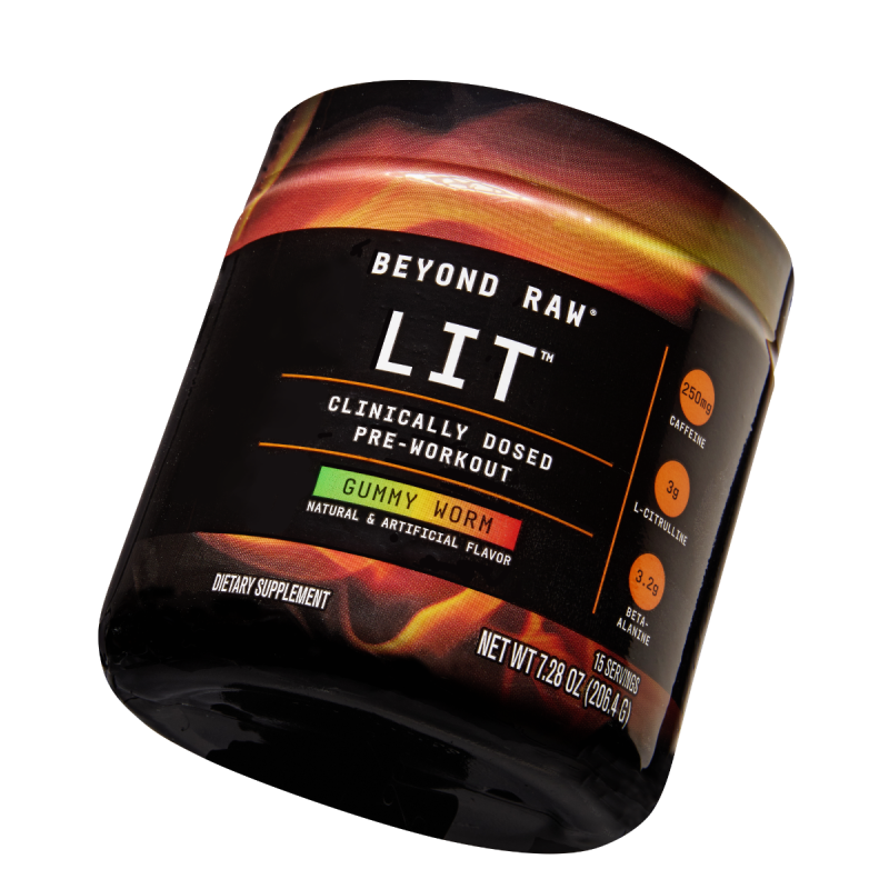 Gnc Beyond Raw Lit  Pre Workout Cu Aroma De  Gummy Worm, 211 G