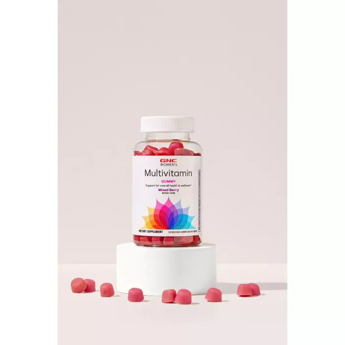 Gnc Women's Complex De Multivitamine Pentru Femei Cu Aroma De Fructe De Padure , 120 Jeleuri Gumate Gnc Women's Complex De Multivitamine Pentru Femei Cu Aroma De Fructe De Padure , 120 Jeleuri Gumate