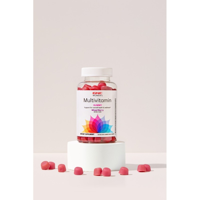 Gnc Women's Complex De Multivitamine Pentru Femei Cu Aroma De Fructe De Padure , 120 Jeleuri Gumate