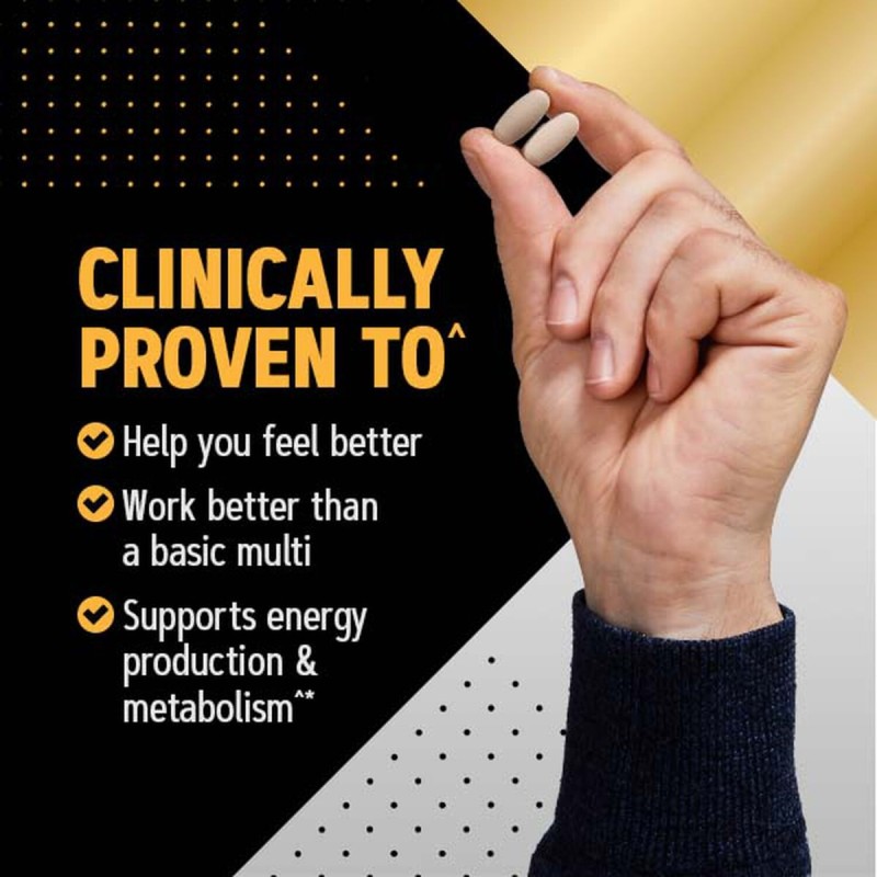 Gnc Mega Men Energy & Metabolism, Complex De Multivitamine Pentru Barbati, Energie Si Metabolism, 180 Tb
