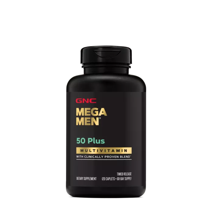 Gnc Mega Men 50 Plus, Complex De Multivitamine Pentru Barbati 50 Plus, 120 Tb Gnc Mega Men 50 Plus, Complex De Multivitamine Pentru Barbati 50 Plus, 120 Tb