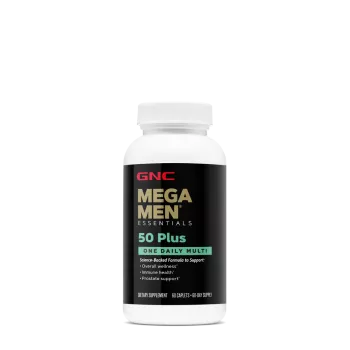Gnc Mega Men 50 Plus One Daily, Complex De Multivitamine Pentru Barbati - Suport Pentru Ochi, Inima Si Creier, 60 Tb