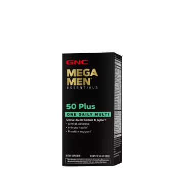 Gnc Mega Men 50 Plus One Daily, Complex De Multivitamine Pentru Barbati - Suport Pentru Ochi, Inima Si Creier, 60 Tb