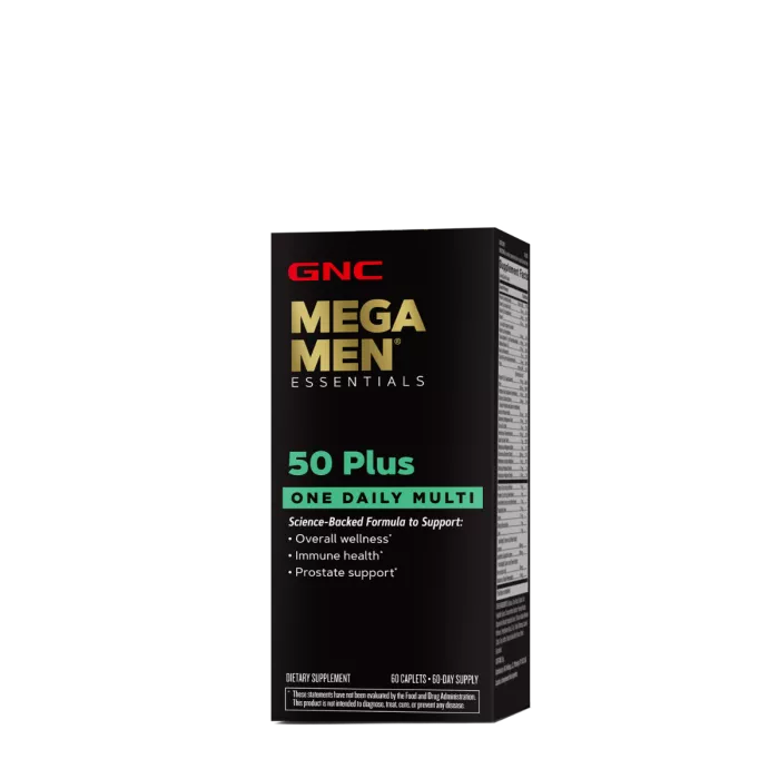 Gnc Mega Men 50 Plus One Daily, Complex De Multivitamine Pentru Barbati - Suport Pentru Ochi, Inima Si Creier, 60 Tb Gnc Mega Men 50 Plus One Daily, Complex De Multivitamine Pentru Barbati - Suport Pentru Ochi, Inima Si Creier, 60 Tb
