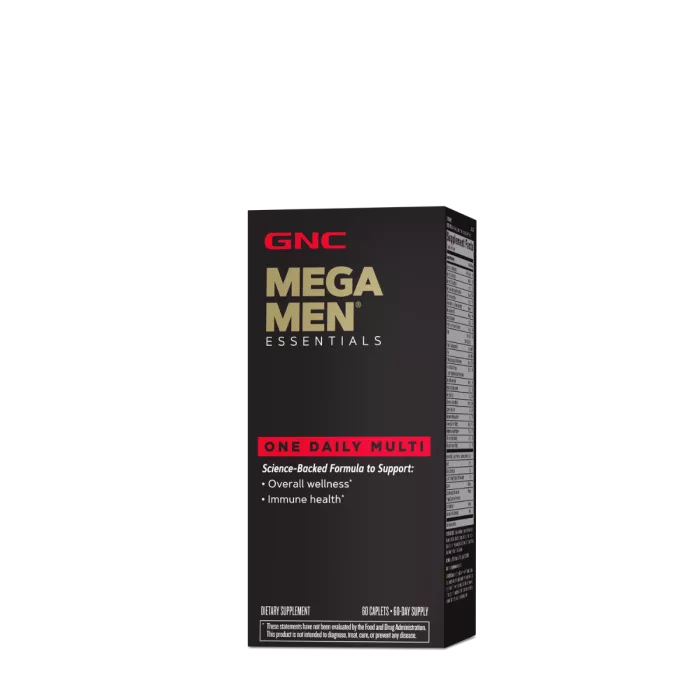 Gnc Mega Men Essentials One Daily Multi, Multivitamine Pentru Barbati, 60 Tb Gnc Mega Men Essentials One Daily Multi, Multivitamine Pentru Barbati, 60 Tb