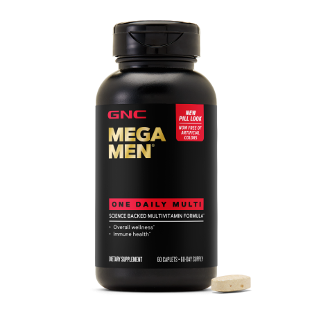 Gnc Mega Men Essentials One Daily Multi, Multivitamine Pentru Barbati, 60 Tb