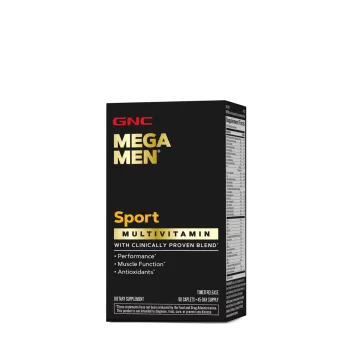 Gnc Mega Men Sport, Complex De Multivitamine Pentru Barbati, 90 Tb