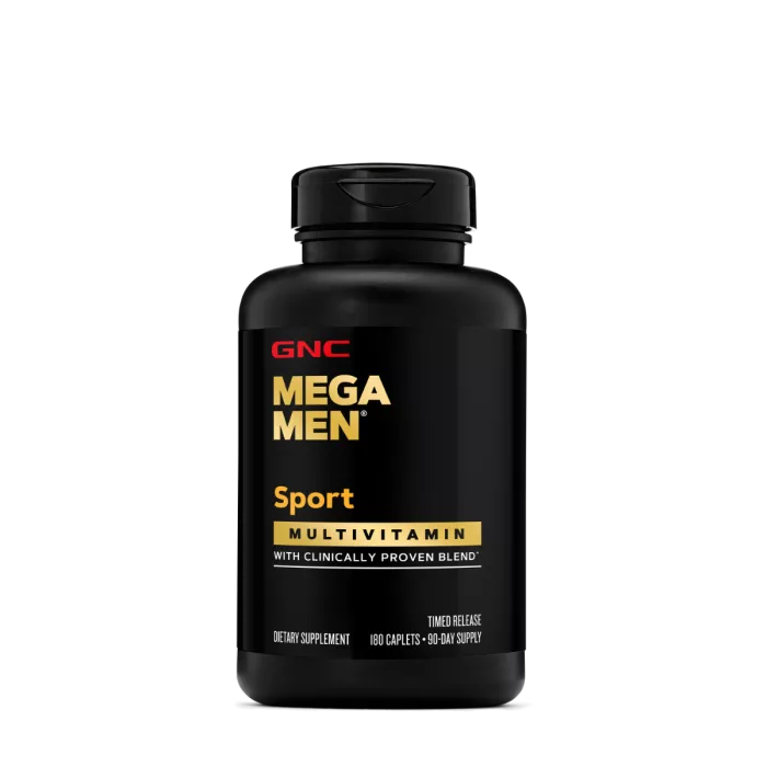 Gnc Mega Men Sport, Complex De Multivitamine Pentru Barbati, 180 Tb Gnc Mega Men Sport, Complex De Multivitamine Pentru Barbati, 180 Tb