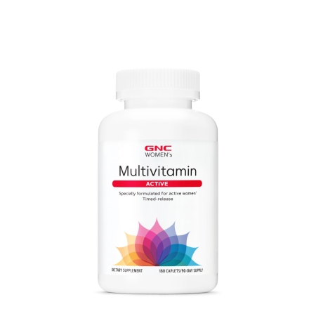 Gnc Women’s Multivitamin Active, Complex De Multivitamine Pentru Femei, 180 Cps