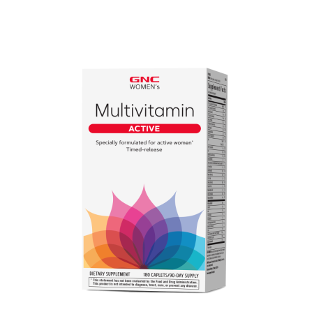 Gnc Women’s Multivitamin Active, Complex De Multivitamine Pentru Femei, 180 Cps