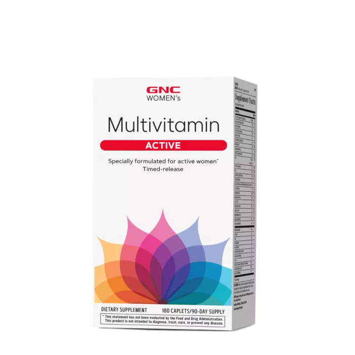 Gnc Women’s Multivitamin Active, Complex De Multivitamine Pentru Femei, 180 Cps Gnc Women’s Multivitamin Active, Complex De Multivitamine Pentru Femei, 180 Cps