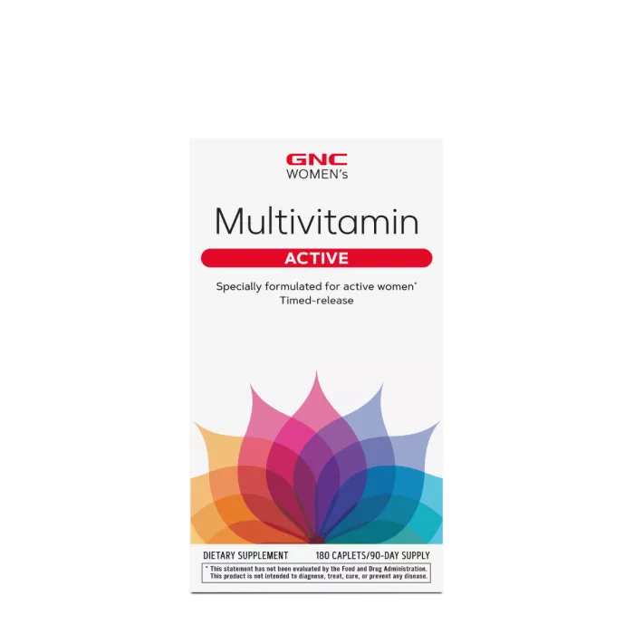 Gnc Women’s Multivitamin Active, Complex De Multivitamine Pentru Femei, 180 Cps Gnc Women’s Multivitamin Active, Complex De Multivitamine Pentru Femei, 180 Cps