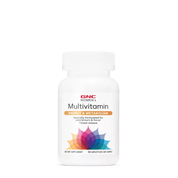 Gnc Women's Multivitamin Energy & Metabolism, Complex De Multivitamine Pentru Femei, 90 Tb Gnc Women's Multivitamin Energy & Metabolism, Complex De Multivitamine Pentru Femei, 90 Tb