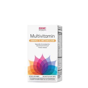 Gnc Women's Multivitamin Energy & Metabolism, Complex De Multivitamine Pentru Femei, 90 Tb