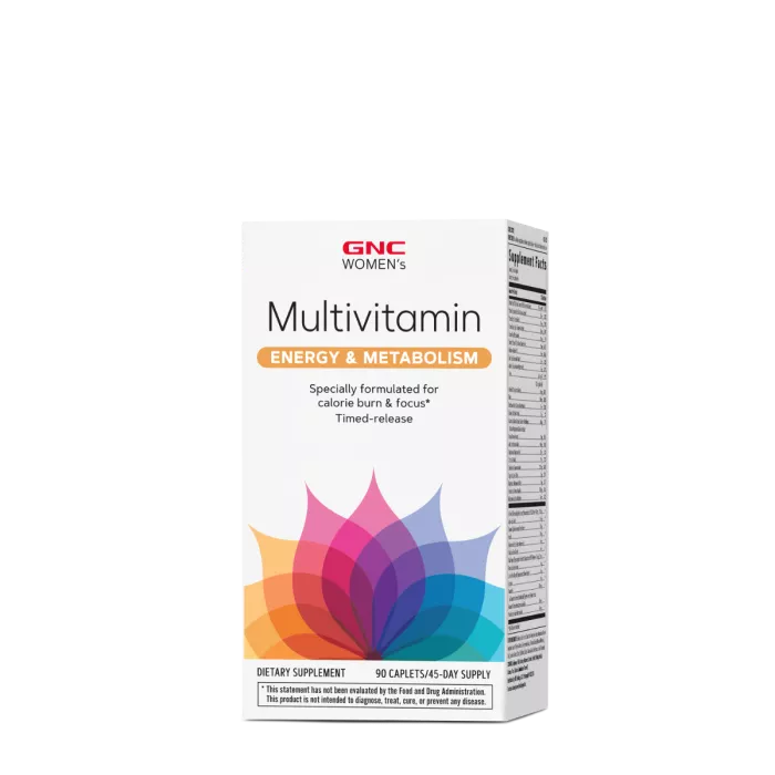 Gnc Women's Multivitamin Energy & Metabolism, Complex De Multivitamine Pentru Femei, 90 Tb Gnc Women's Multivitamin Energy & Metabolism, Complex De Multivitamine Pentru Femei, 90 Tb