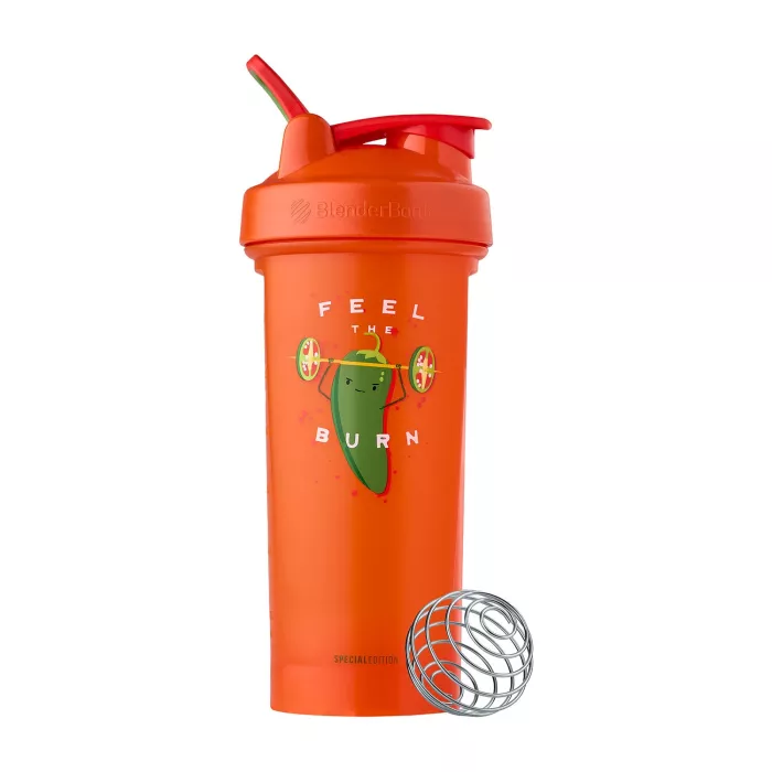Gnc Blender Bottle Shaker Clasic, Editie Speciala Jalapeno Feel The Burn, 800 Ml Gnc Blender Bottle Shaker Clasic, Editie Speciala Jalapeno Feel The Burn, 800 Ml
