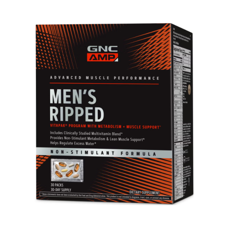 Vitapak complex de multivitamine pentru barbati-non stimulant (30 pachetele), GNC Live Well