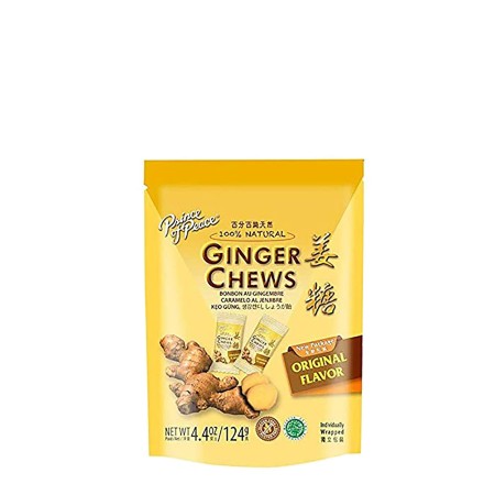 Prince Of Peace Ginger Chews, Caramele Cu Ghimbir, 28 Caramele