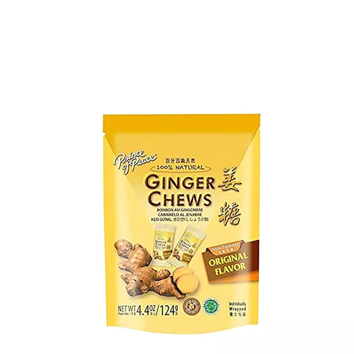 Prince Of Peace Ginger Chews, Caramele Cu Ghimbir, 28 Caramele
