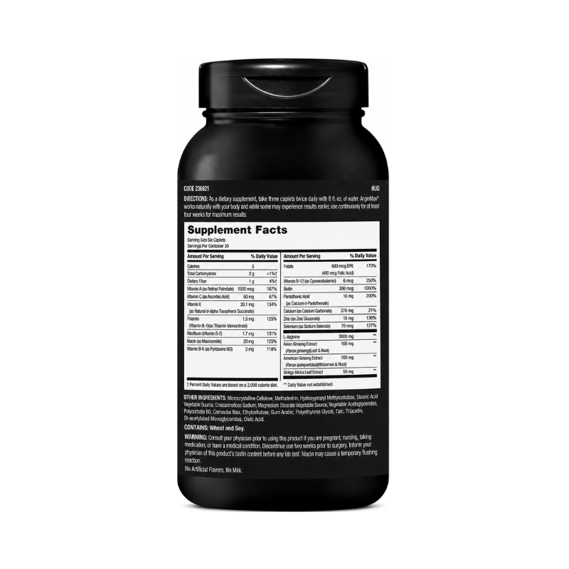 Gnc Men’s Arginmax ,sexual Health Formula, 180 Tb