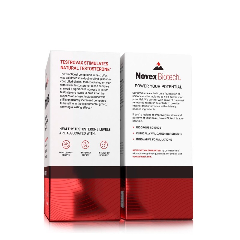 Novex Biotech Testrovax, Formula Pentru Sustinerea Productiei De Testosteron, 90 Cps