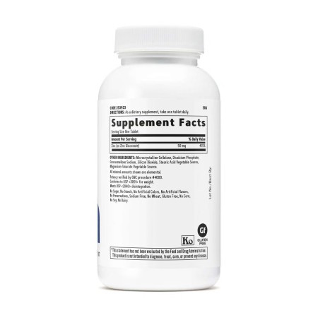 Gnc Zinc 50 Mg, 250 Tb