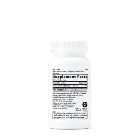 Colina 250 mg (100 Tb), GNC Live Well