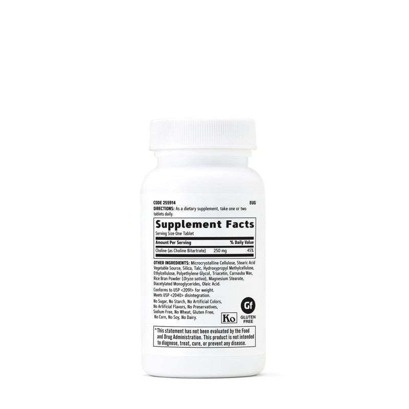 Colina 250 mg (100 Tb), GNC Live Well